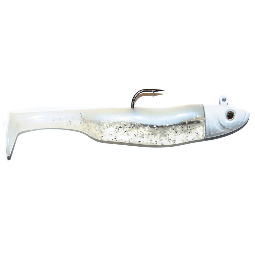 Mighty Minnow 12g head 5g Body 95mm Pearl White