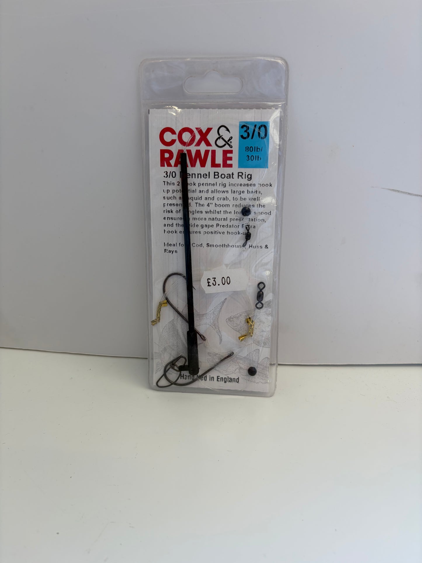 Cox and Rawle 3/0 Pennel Boat Rig