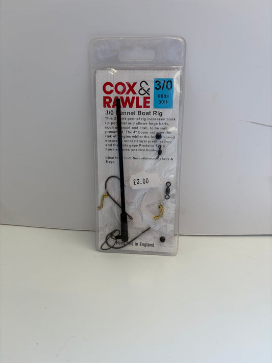 Cox and Rawle 3/0 Pennel Boat Rig
