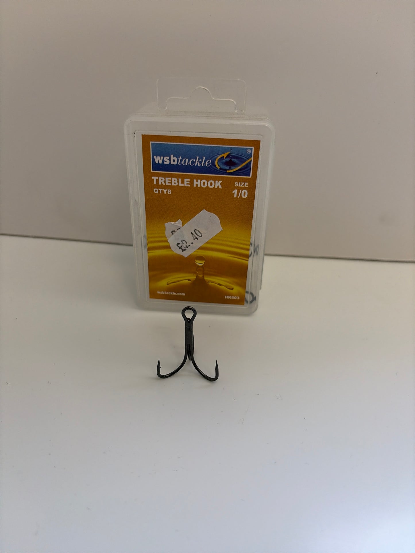 WSB Tackle Treble Hook 6 Pack Size 1/0