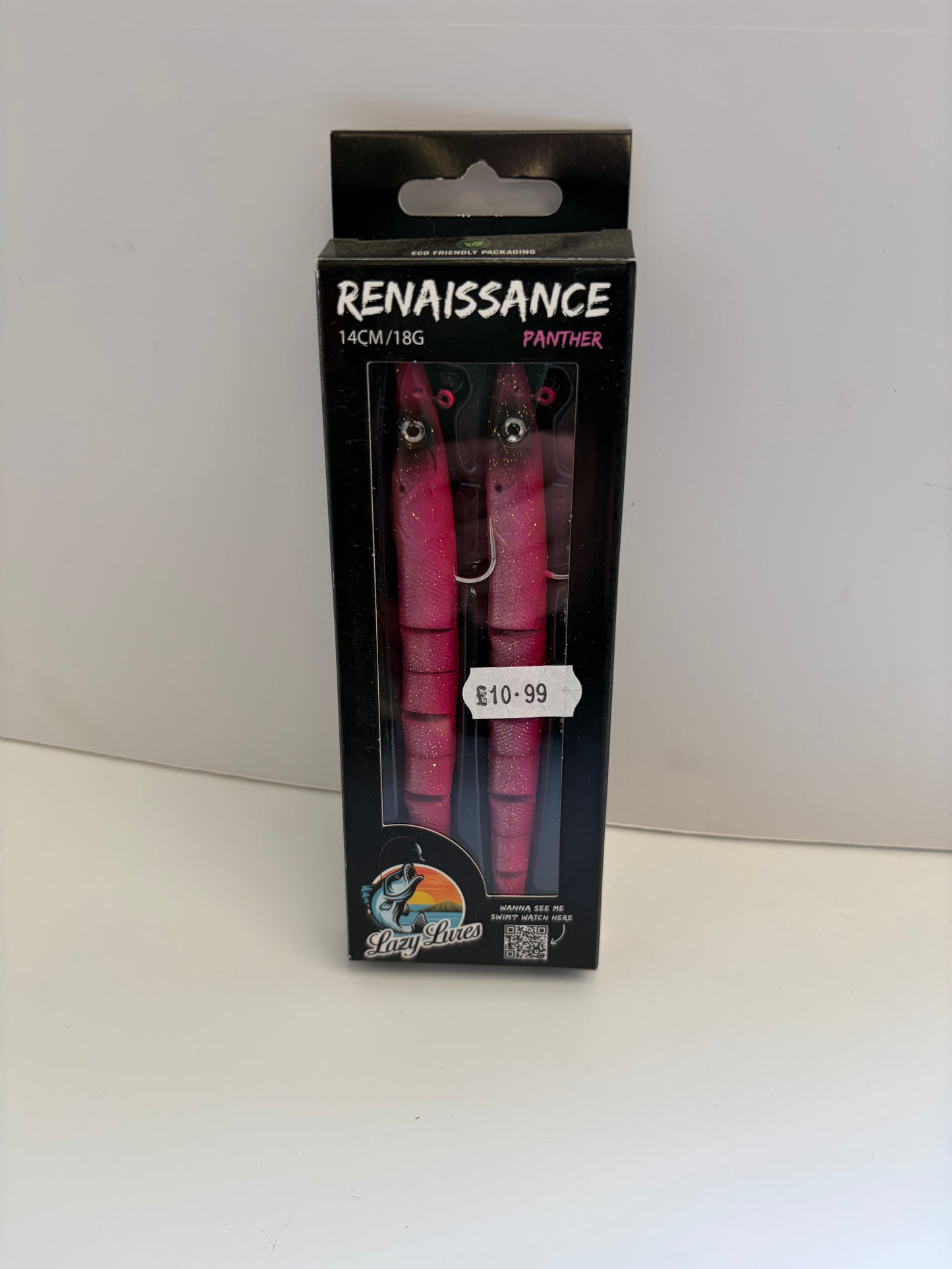 Lazy Lures Renaissance Eel 18g Pink